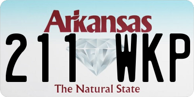 AR license plate 211WKP