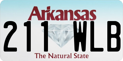 AR license plate 211WLB