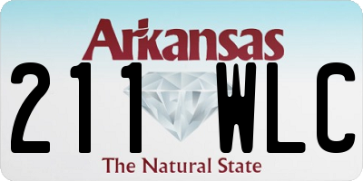 AR license plate 211WLC
