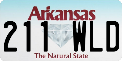 AR license plate 211WLD