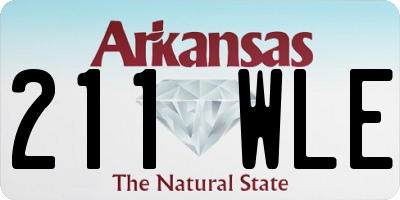 AR license plate 211WLE