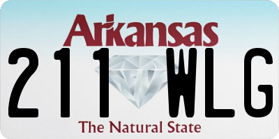AR license plate 211WLG