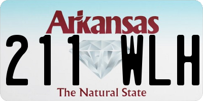 AR license plate 211WLH