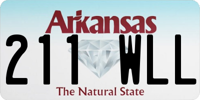 AR license plate 211WLL