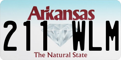 AR license plate 211WLM