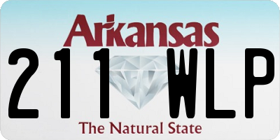 AR license plate 211WLP