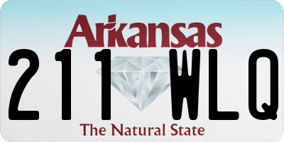 AR license plate 211WLQ
