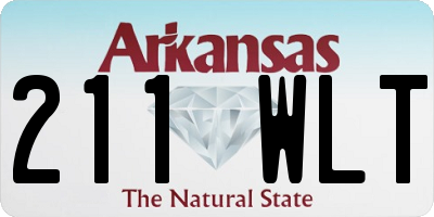 AR license plate 211WLT