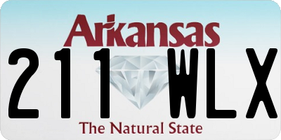 AR license plate 211WLX