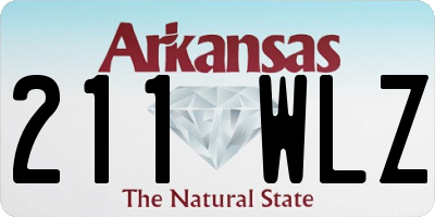 AR license plate 211WLZ