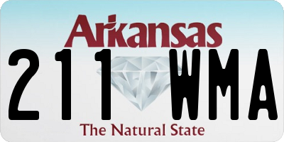 AR license plate 211WMA