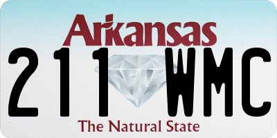 AR license plate 211WMC