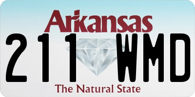 AR license plate 211WMD