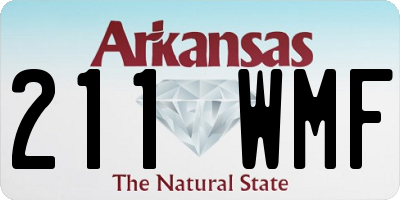 AR license plate 211WMF
