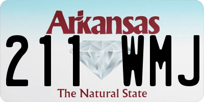 AR license plate 211WMJ