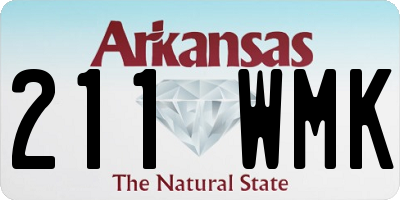 AR license plate 211WMK