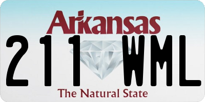 AR license plate 211WML