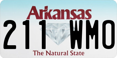 AR license plate 211WMO