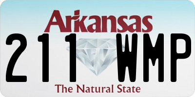 AR license plate 211WMP