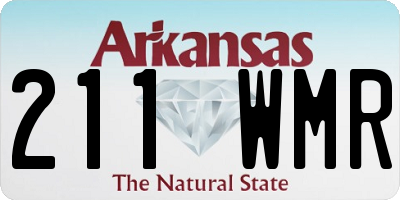 AR license plate 211WMR