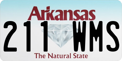 AR license plate 211WMS