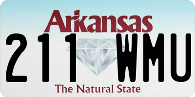 AR license plate 211WMU