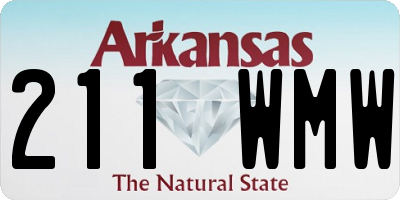 AR license plate 211WMW