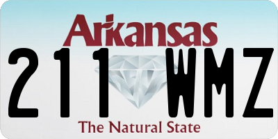 AR license plate 211WMZ