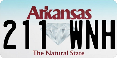 AR license plate 211WNH