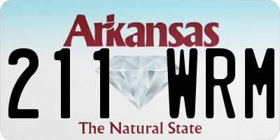 AR license plate 211WRM
