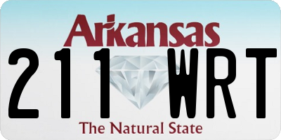 AR license plate 211WRT