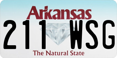 AR license plate 211WSG