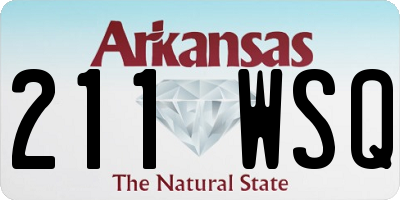 AR license plate 211WSQ
