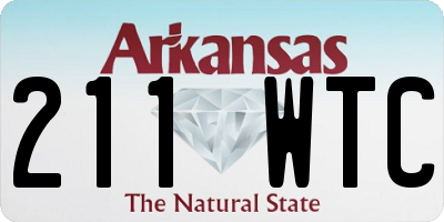 AR license plate 211WTC