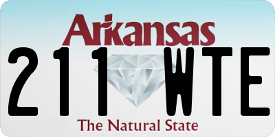 AR license plate 211WTE