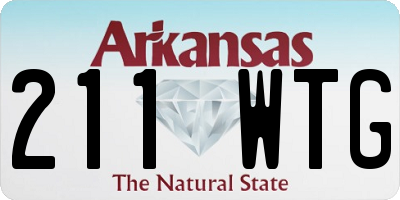 AR license plate 211WTG