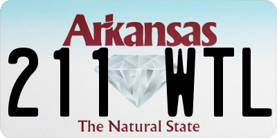 AR license plate 211WTL