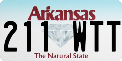 AR license plate 211WTT