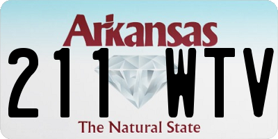 AR license plate 211WTV