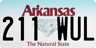 AR license plate 211WUL