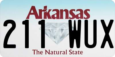 AR license plate 211WUX