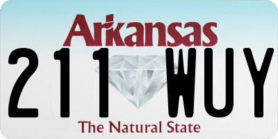 AR license plate 211WUY