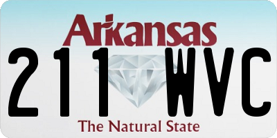 AR license plate 211WVC