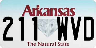 AR license plate 211WVD