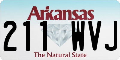 AR license plate 211WVJ