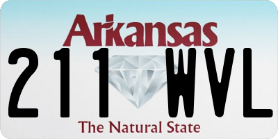 AR license plate 211WVL