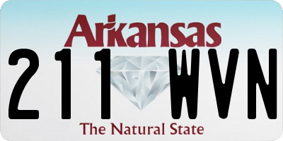 AR license plate 211WVN