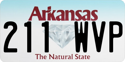 AR license plate 211WVP