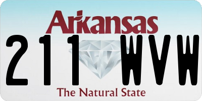 AR license plate 211WVW