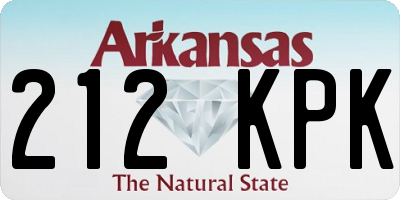 AR license plate 212KPK